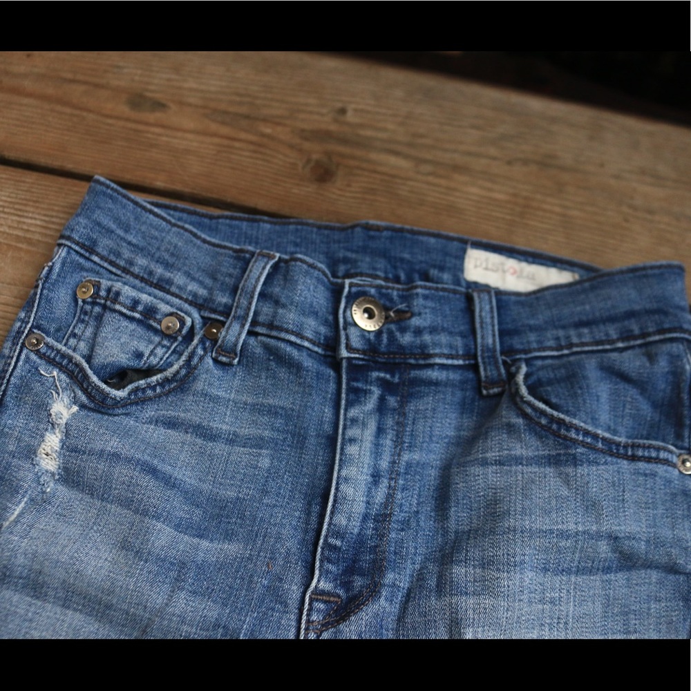 🦋 Pistola Cute Light Blue Skinny Jeans - Picture 4 of 8